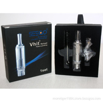 Vhit Reload Dry Herb Vaporizer dry herbs atomizer V hit tank clearomizer glass tank atomizer with metal drip tip